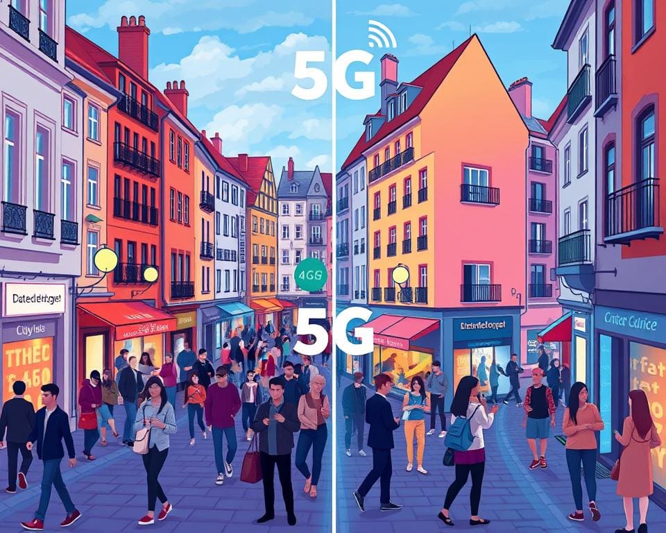 4G vs 5G Geschwindigkeit und Reaktionszeiten