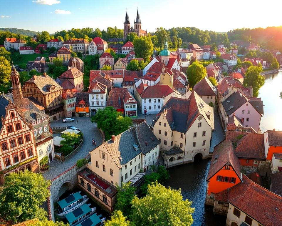 Architektur Altstadt Cesky Krumlov