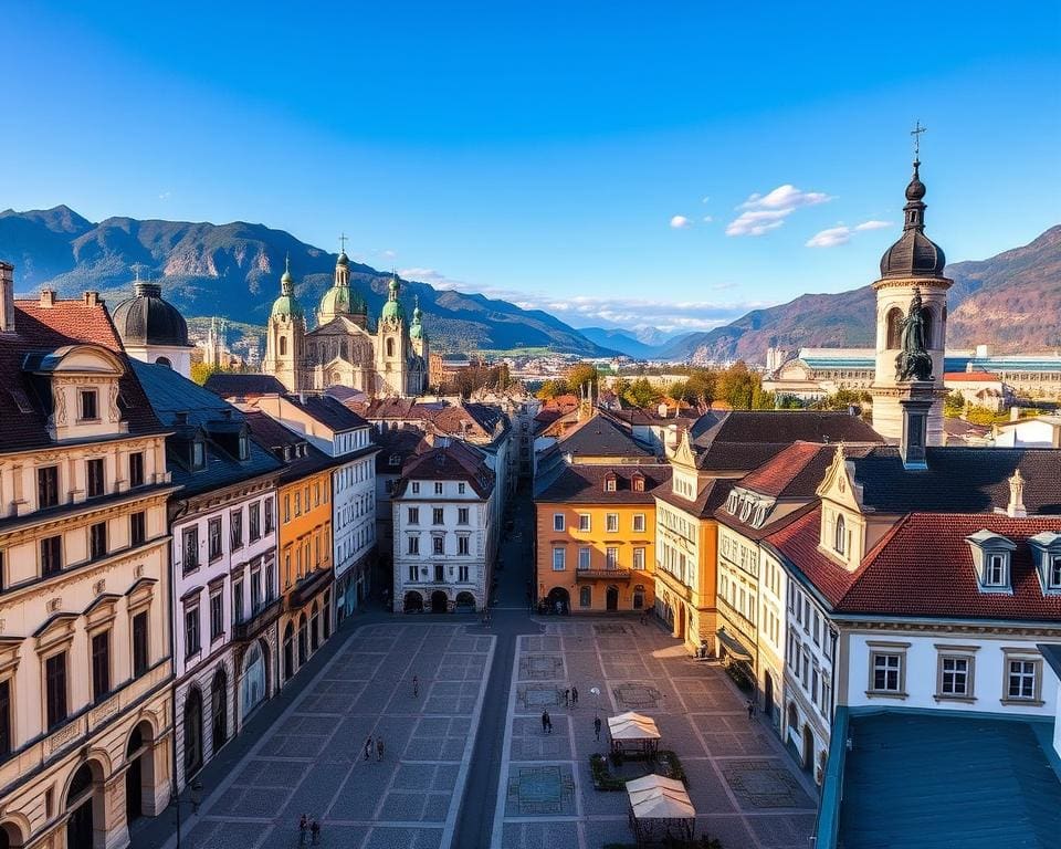 Barocke Altstadt in Salzburg, Österreich