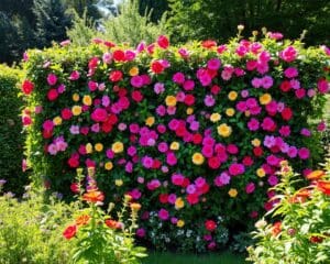 Blühende Hecken: Farbenfrohe Sichtschutzideen für den Garten