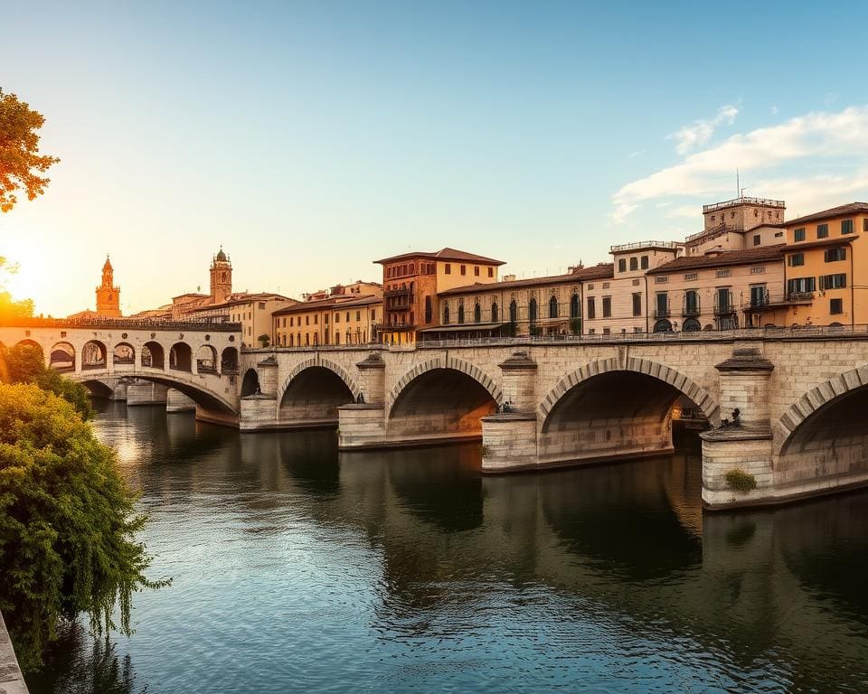 Brücken über den Fluss Adige