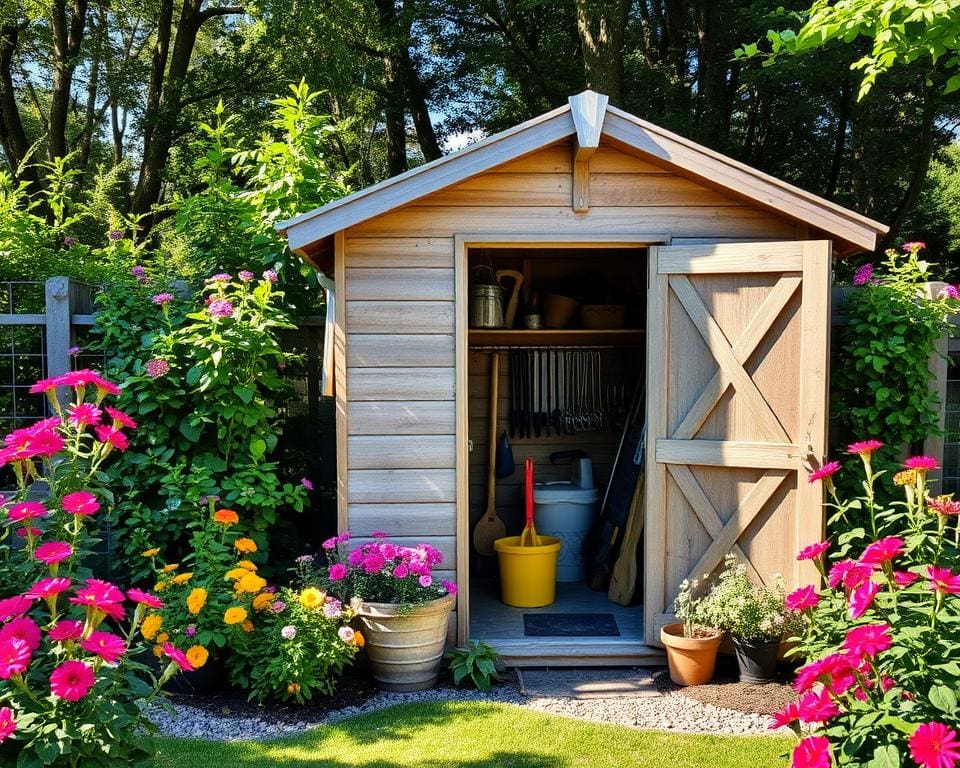 Gartenschuppen richtig pflegen: So bleibt er stabil