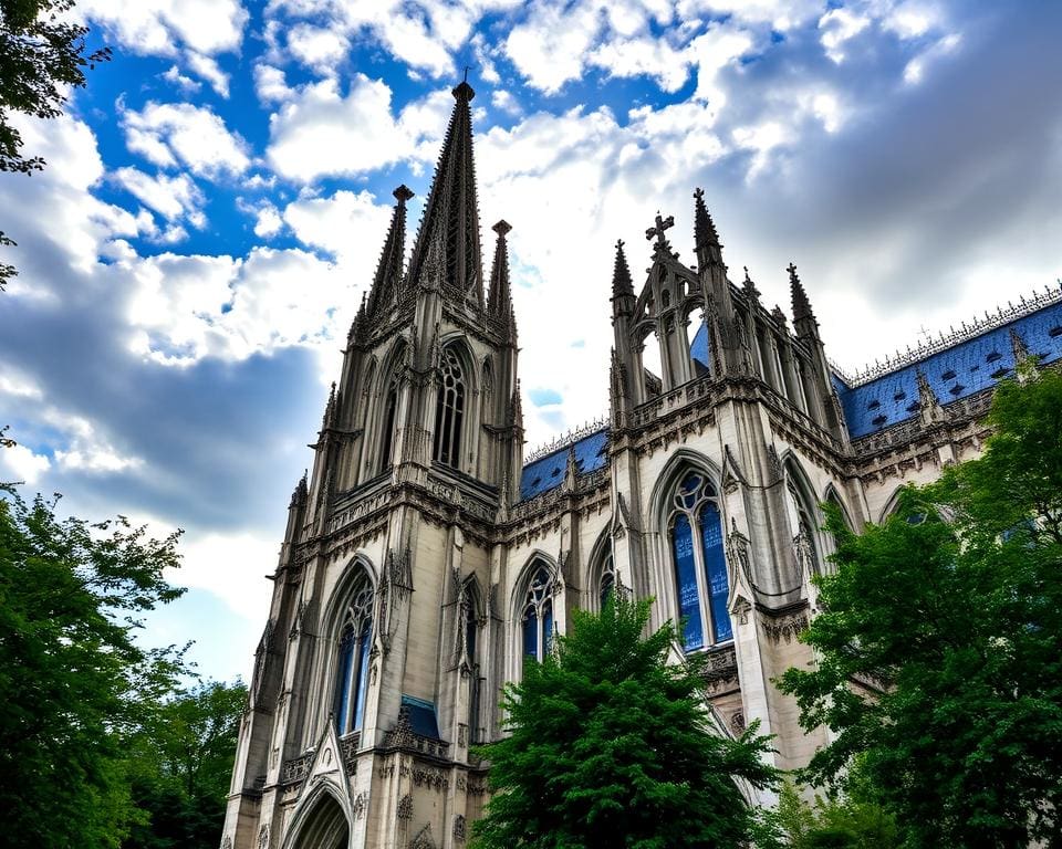 Gotische Kathedralen in Reims, Frankreich