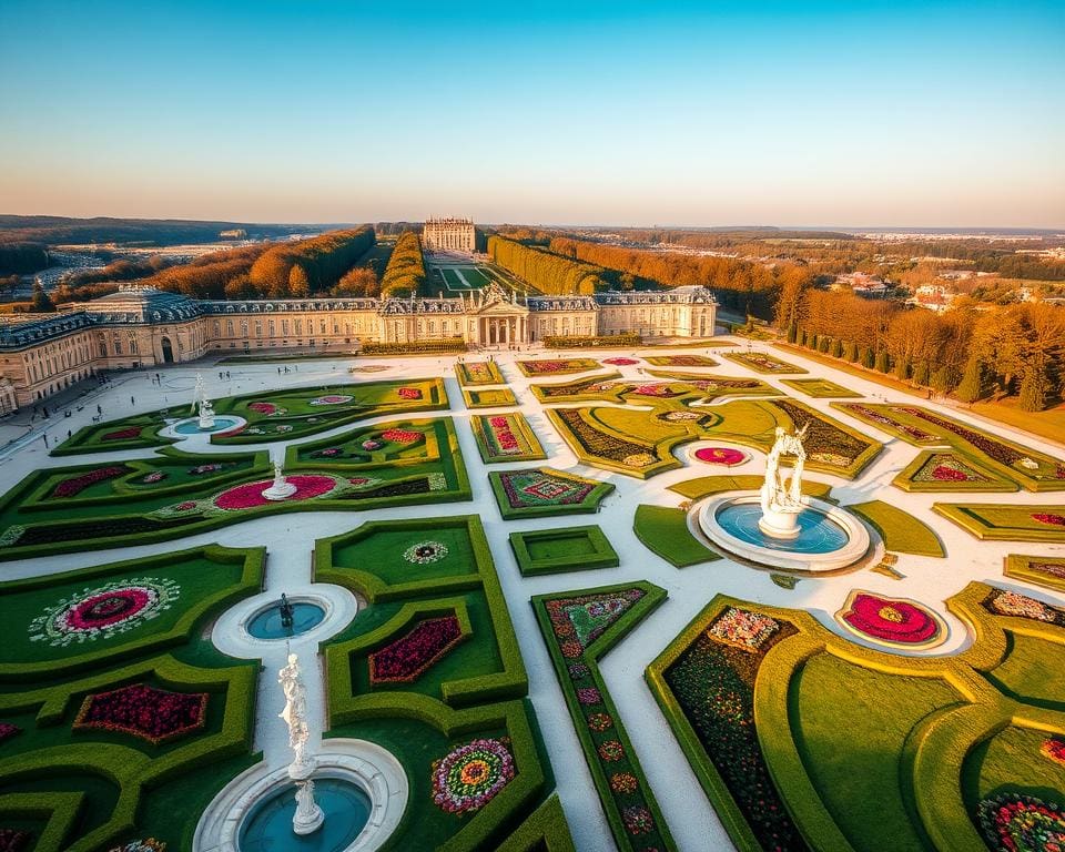 Historische Gärten in Versailles, Frankreich