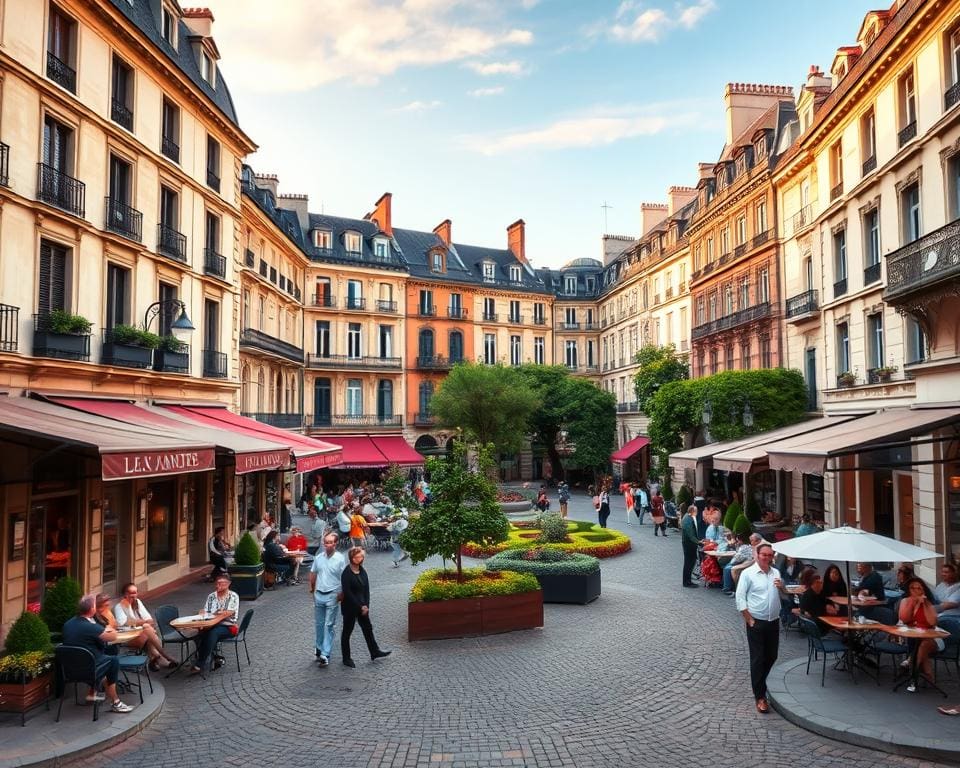 Historische Plätze in Bordeaux, Frankreich