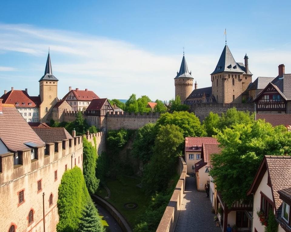 Historische Stadtmauern Rothenburg