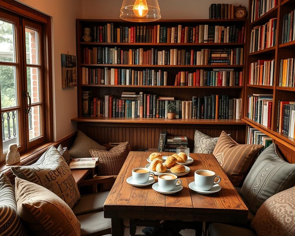 Literatur und Kulinarik in Buchcafés