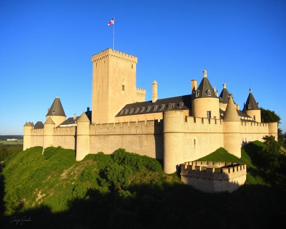 Mittelalterliche Festungen in Carcassonne, Frankreich