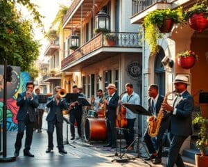 Musik und Kunst in New Orleans, Louisiana