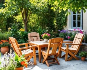 Nachhaltige Gartenmöbel: Tipps für umweltfreundliche Materialien