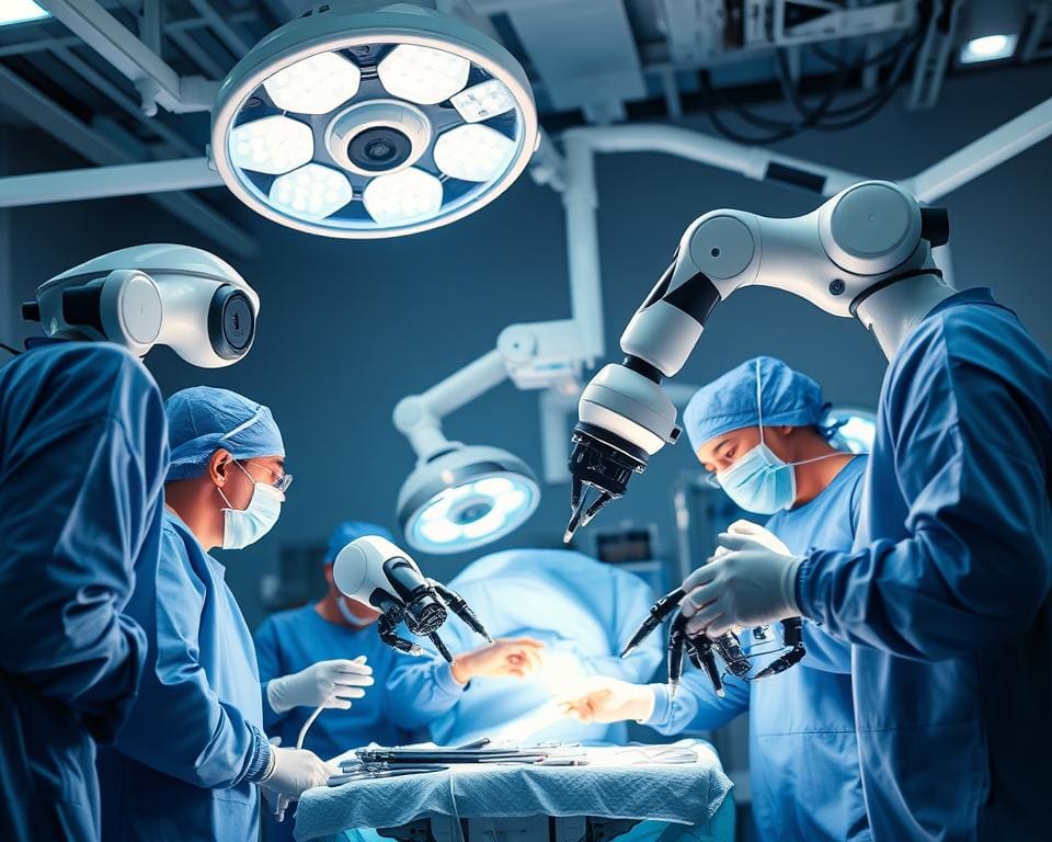 OP-Roboter in der robotergestützten Chirurgie