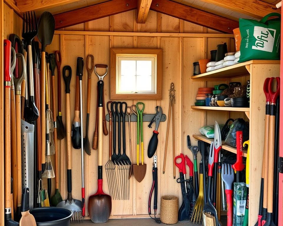 Ordnung im Gartenhaus schaffen