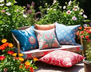 Outdoor-Kissen selbst machen: Stil und Komfort im Garten