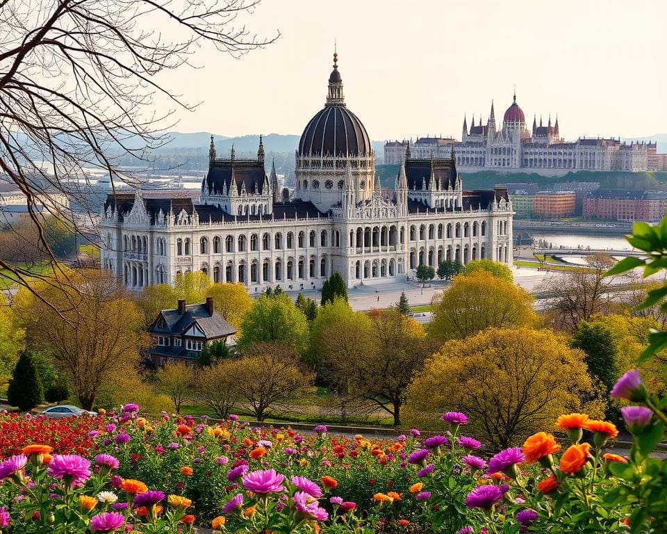 Prachtvolle Bauwerke in Budapest, Ungarn