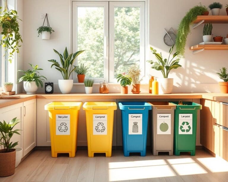 Praktische Ideen zur Mülltrennung im Haushalt