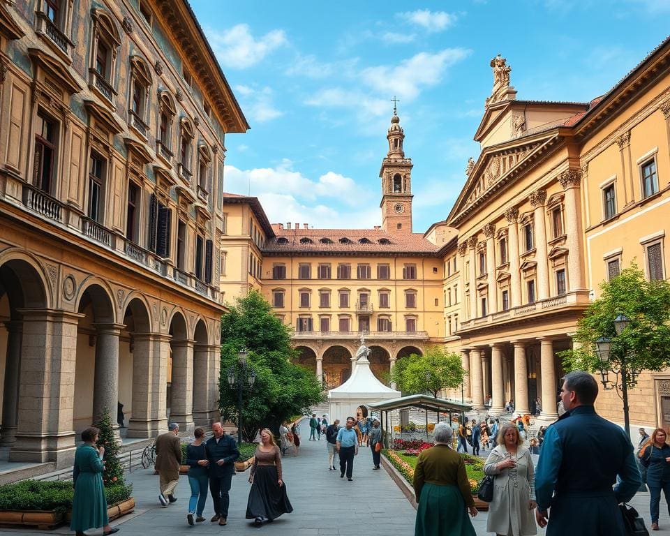 Renaissance-Kunst und Architektur in Parma, Italien