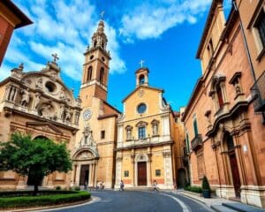 Romanische Kirchen in Modena, Italien