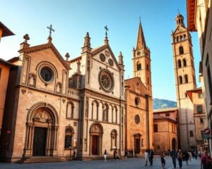 Romanische Kirchen in Siena, Italien