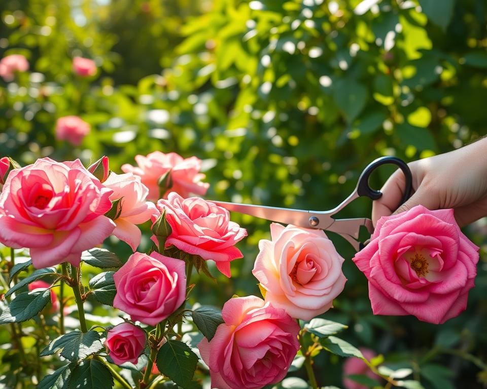 Rosen richtig schneiden: Tipps für üppige Blüten im Sommer