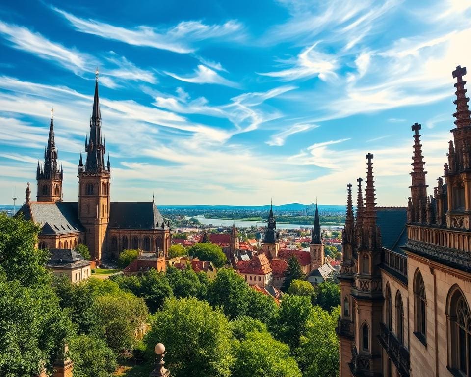 Schlösser und Türme in Krakau, Polen