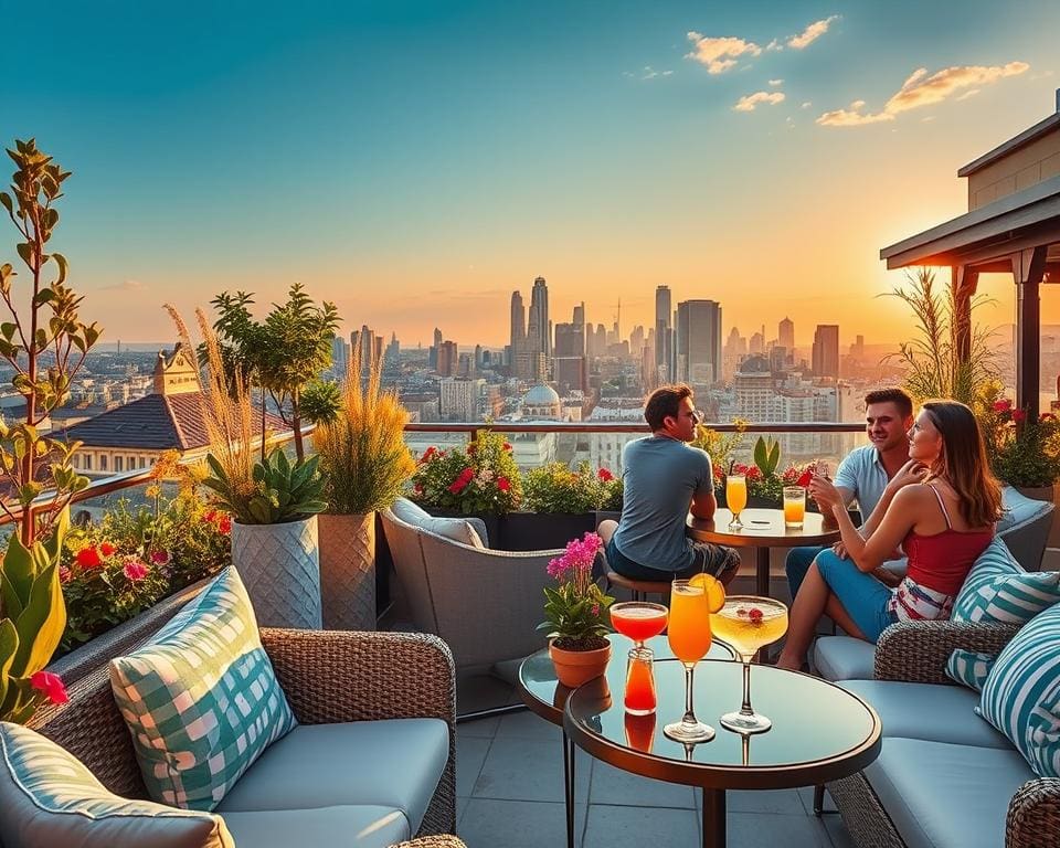 Sommerliche Rooftop-Bars mit Aussicht