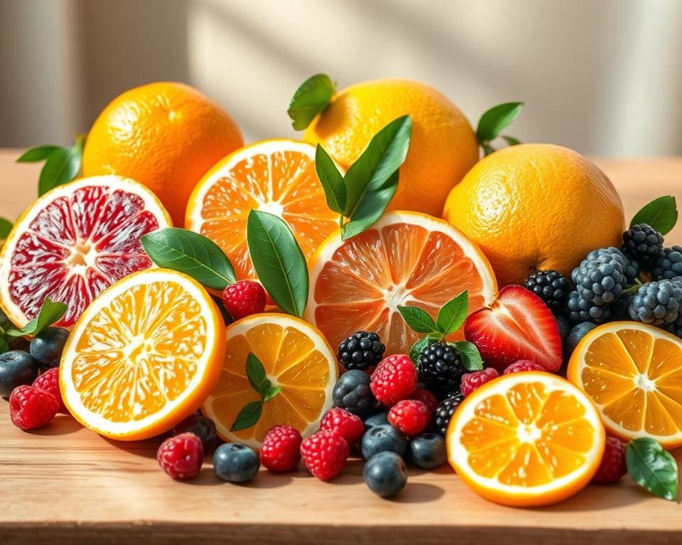 Vitamin C und Antioxidantien für strahlendes Aussehen