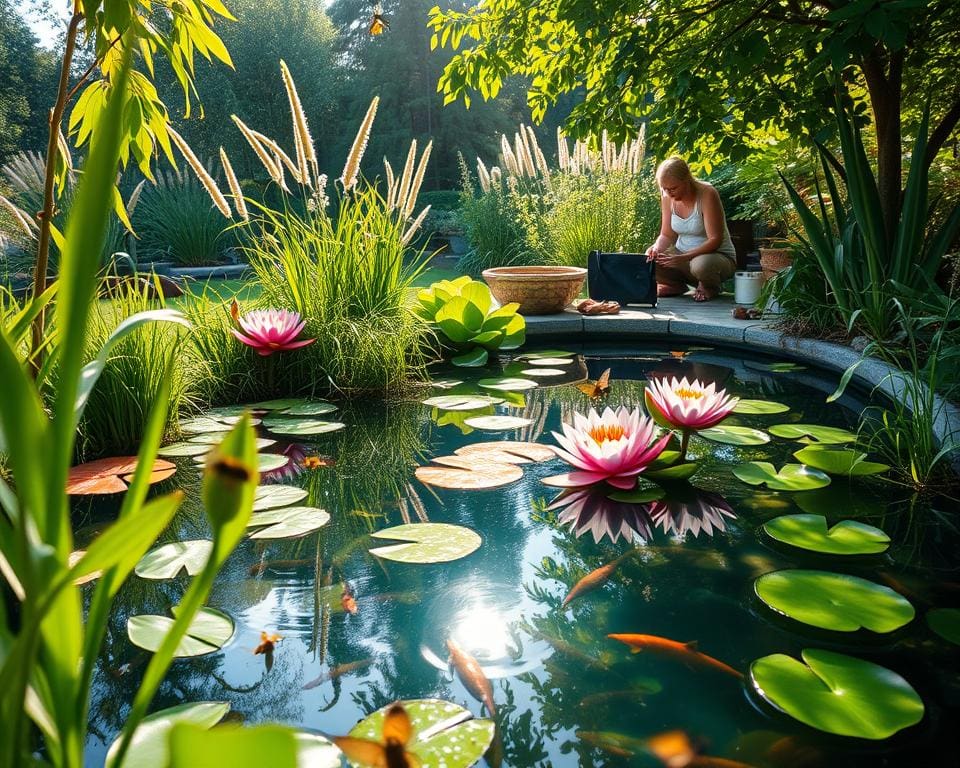 Wassergarten und Teichpflege