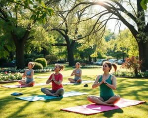 Yoga im Park: Einfache Übungen für frische Luft und Balance