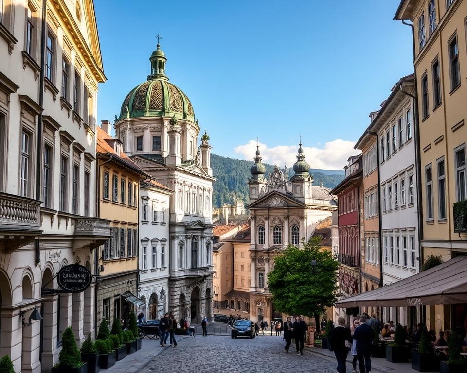 historische Gebäude in der Barocke Altstadt