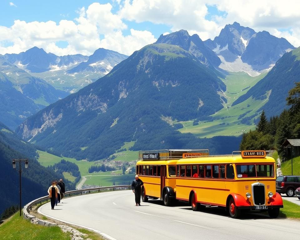 historische Postautos Schweiz