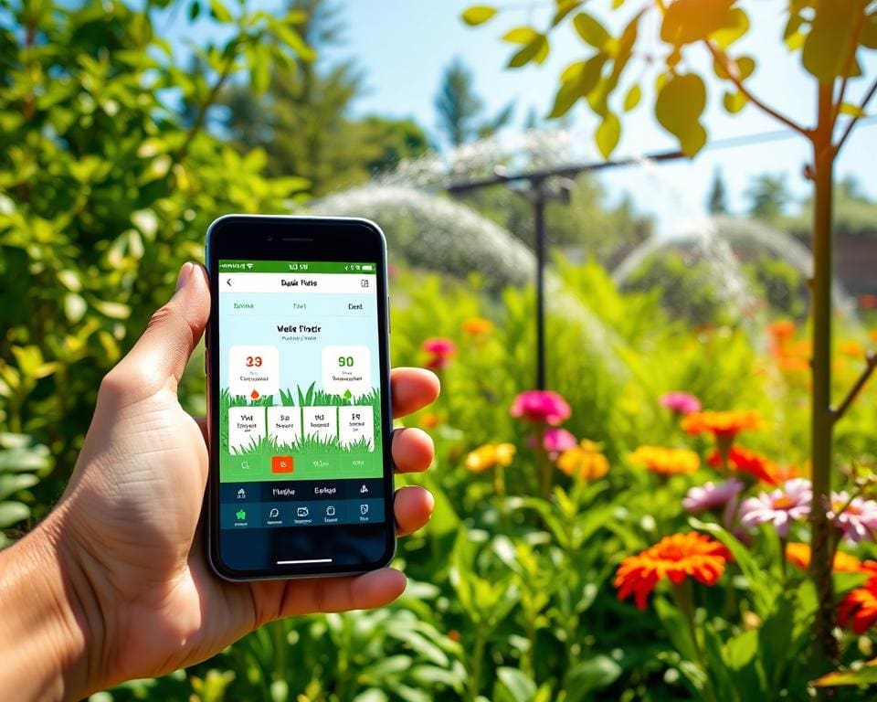 App gesteuerte Gartenbewässerung