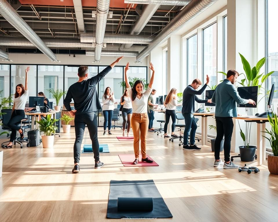 Bewegung im Büro