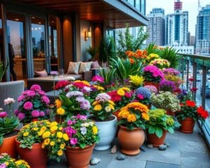 Blumenkübel kreativ arrangieren: Ideen für Terrasse und Balkon