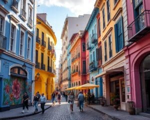 Bunte Straßen von Buenos Aires, Argentinien