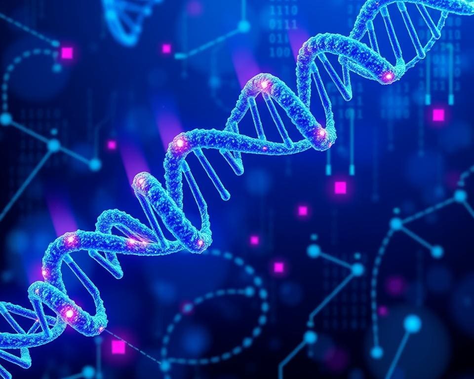 DNA-Algorithmus und die Speicherung von Geninformationen