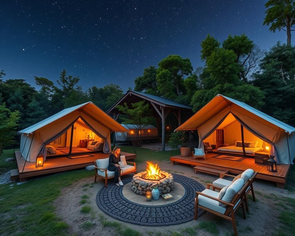 Glamping Luxuscamping mitten in der Natur