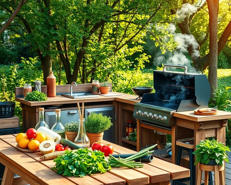 Outdoor-Küche: Kochen unter freiem Himmel