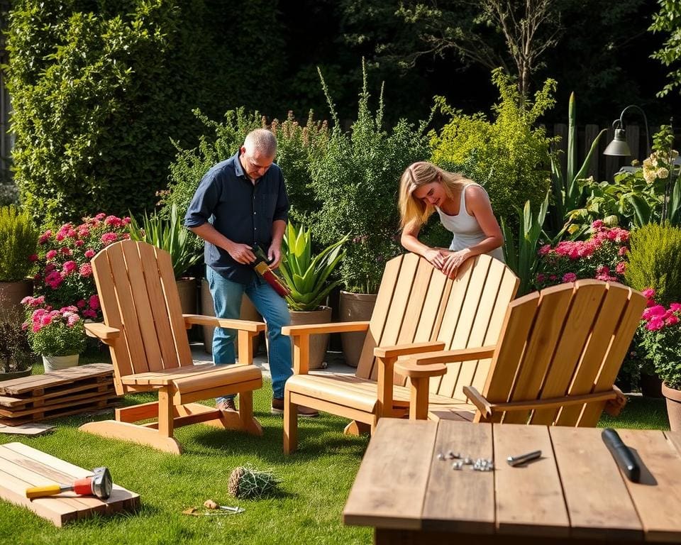 Outdoor-Möbel bauen: Einfache DIY-Projekte