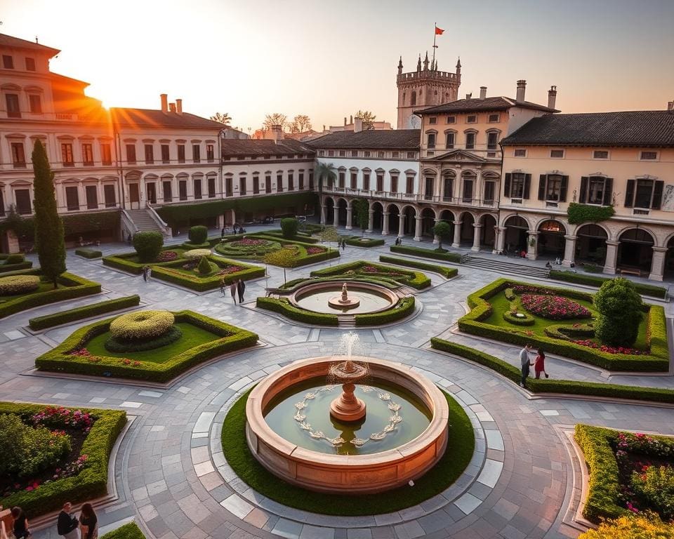 Renaissance-Gartenarchitektur in Padua