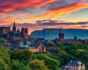 Schlösser und Türme in Edinburgh, Schottland