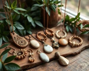 Schmuck aus natürlichen Materialien: Holz, Stein und mehr