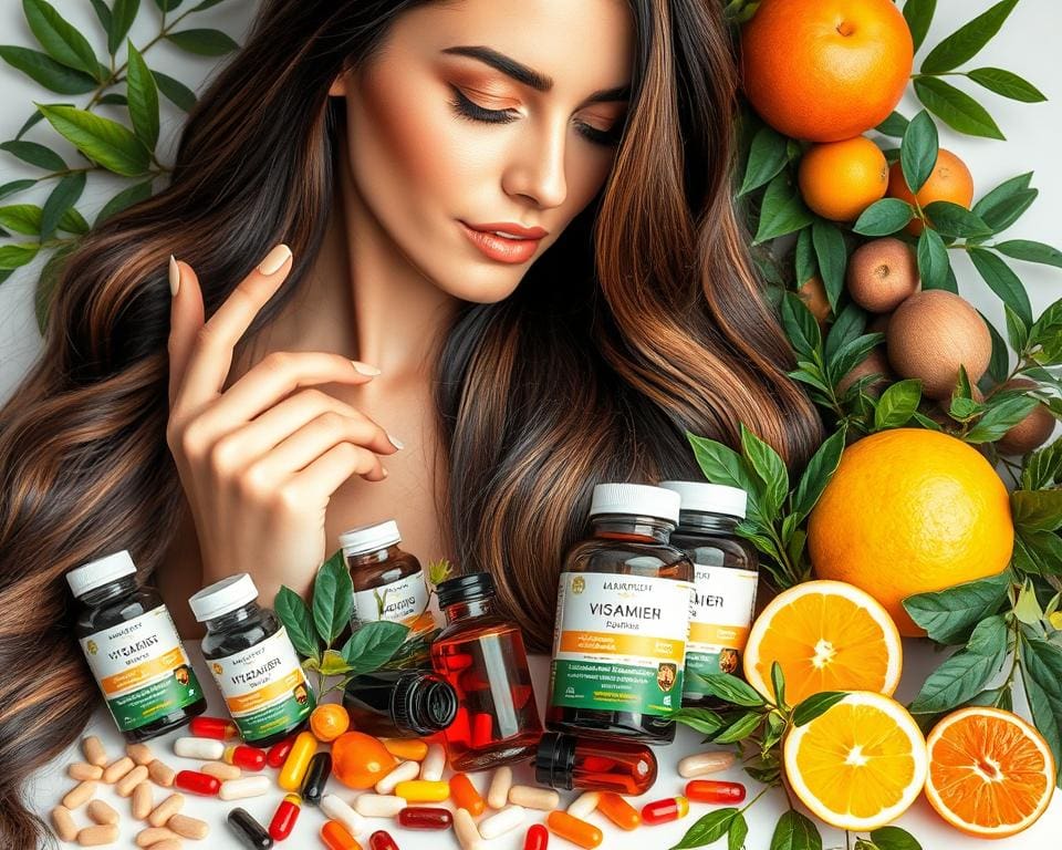 Vitamine für gesunde Haare und Nägel