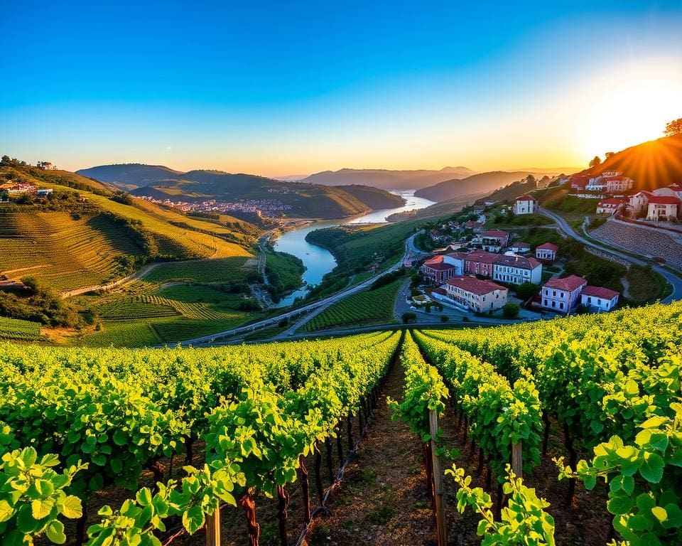 Weinregionen und Landschaften in Porto, Portugal