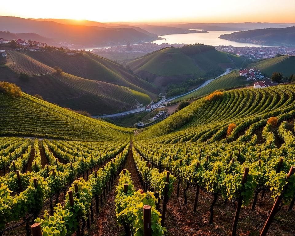 Weinregionen und Landschaften in Porto, Portugal