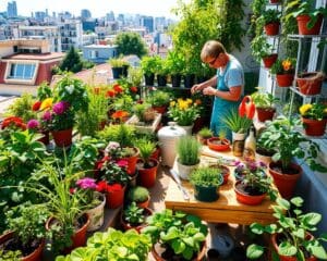 Wie richte ich einen Gemüsegarten auf dem Balkon ein?