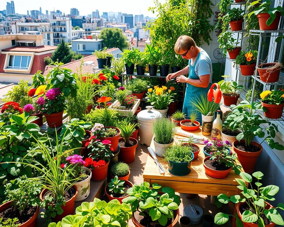 Wie richte ich einen Gemüsegarten auf dem Balkon ein?