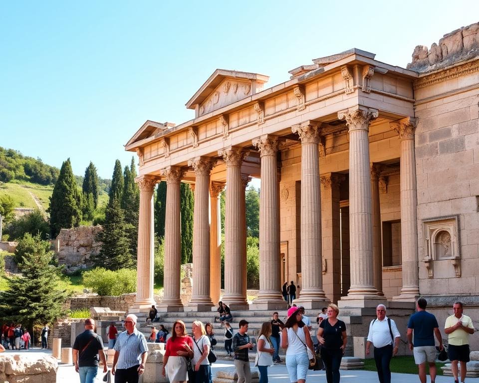 Antike Ruinen in Ephesos, Türkei