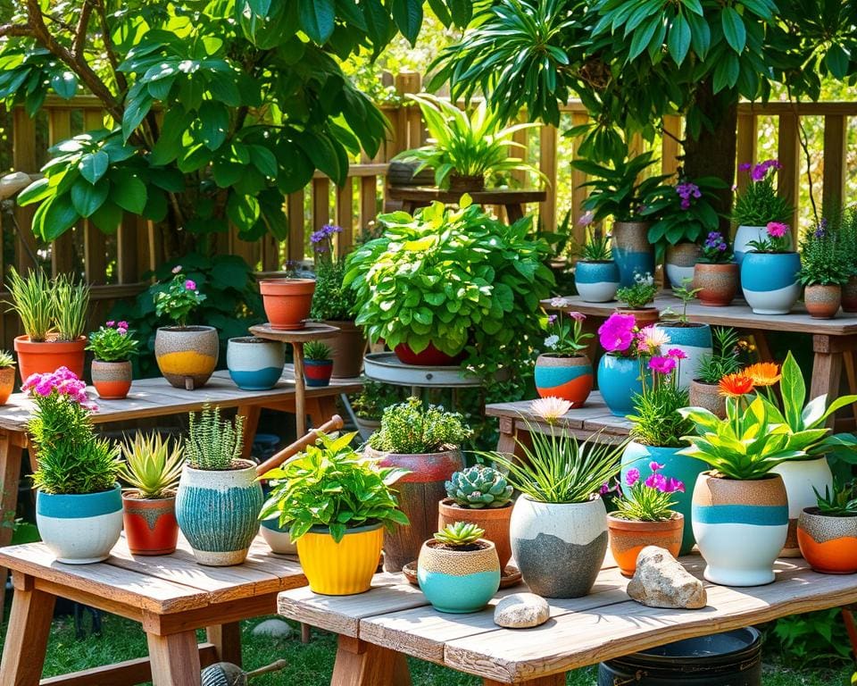 DIY-Pflanzgefäße: Kreative Ideen für Unikate im Garten