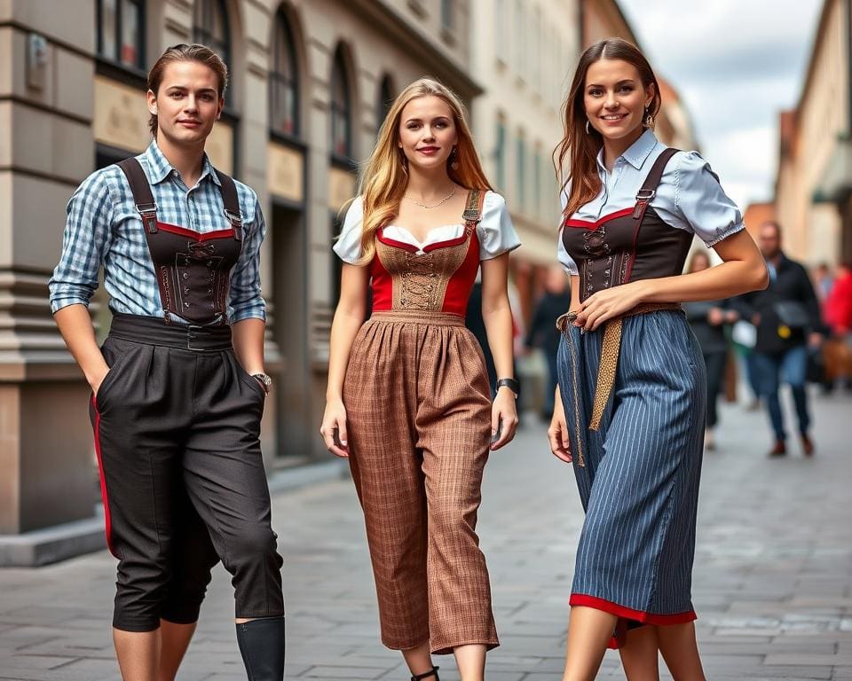 Dirndl und Lederhosen im modernen Kontext