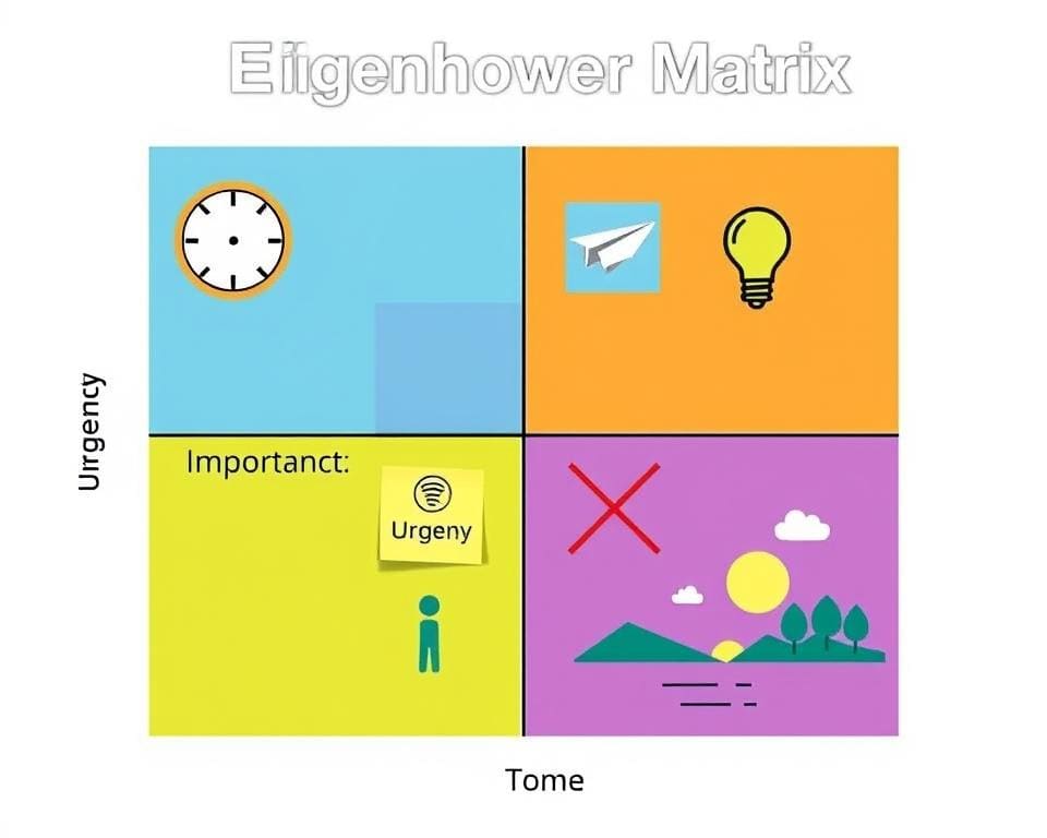 Eisenhower-Matrix zur Aufgabenpriorisierung